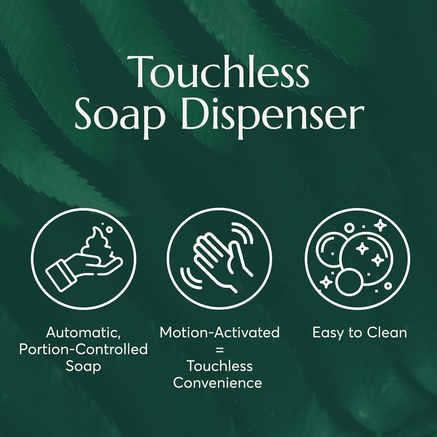 Touchless Soap Dispenser + Foaming Soap Tabs