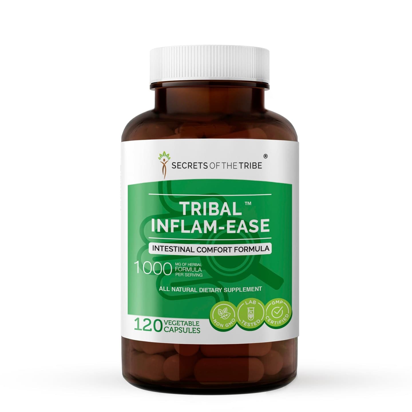 Tribal Inflam-ease Capsules. Intestinal Comfort Formula image