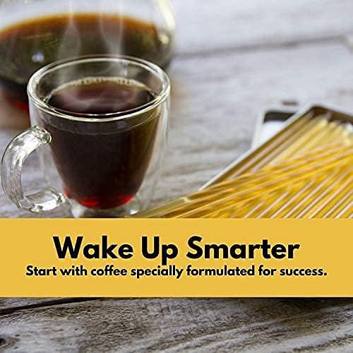 TruBrain Nootropic Coffee Enhancer - Focus, Energy, Clarity. Fast Absorbing Nootropics | Brain Boosters | Improve Memory | Stop Procrastination