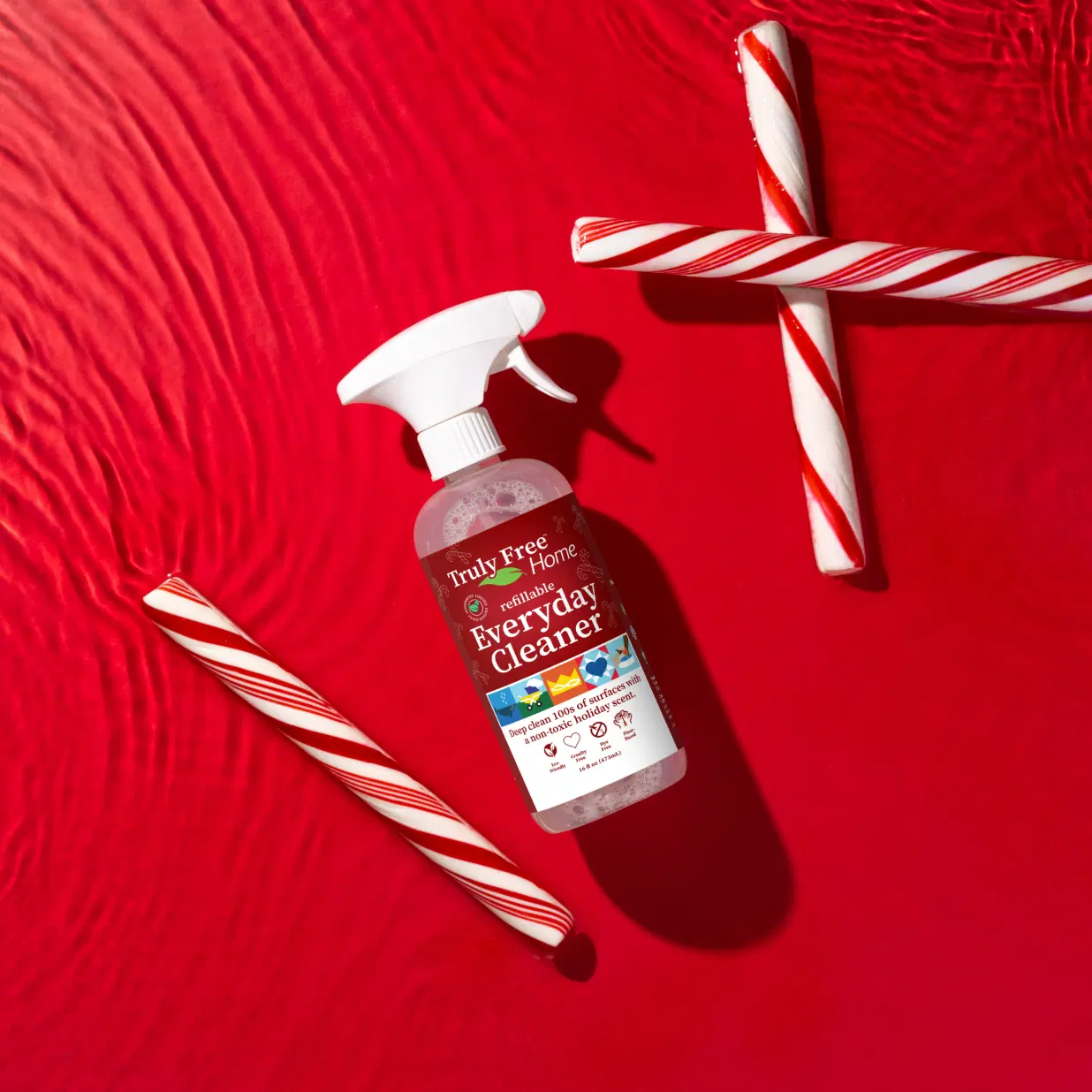 Truly Free Home's Limited Edition Everyday Cleaner - Peppermint - Bottle Only