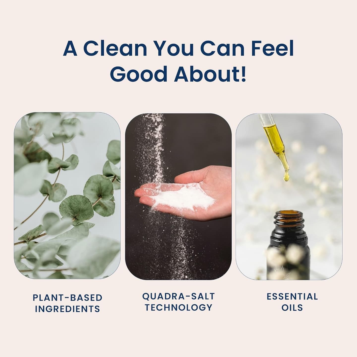 Truly Free Natural Laundry Detergent for Sensitive Skin | Eco Friendly, Plant Based, Baby Clothes Safe | Clean & Easy Powder to Liquid, Unscented | Refill Only (200 Loads) Unscented 50 Fl Oz (Pack of 4)