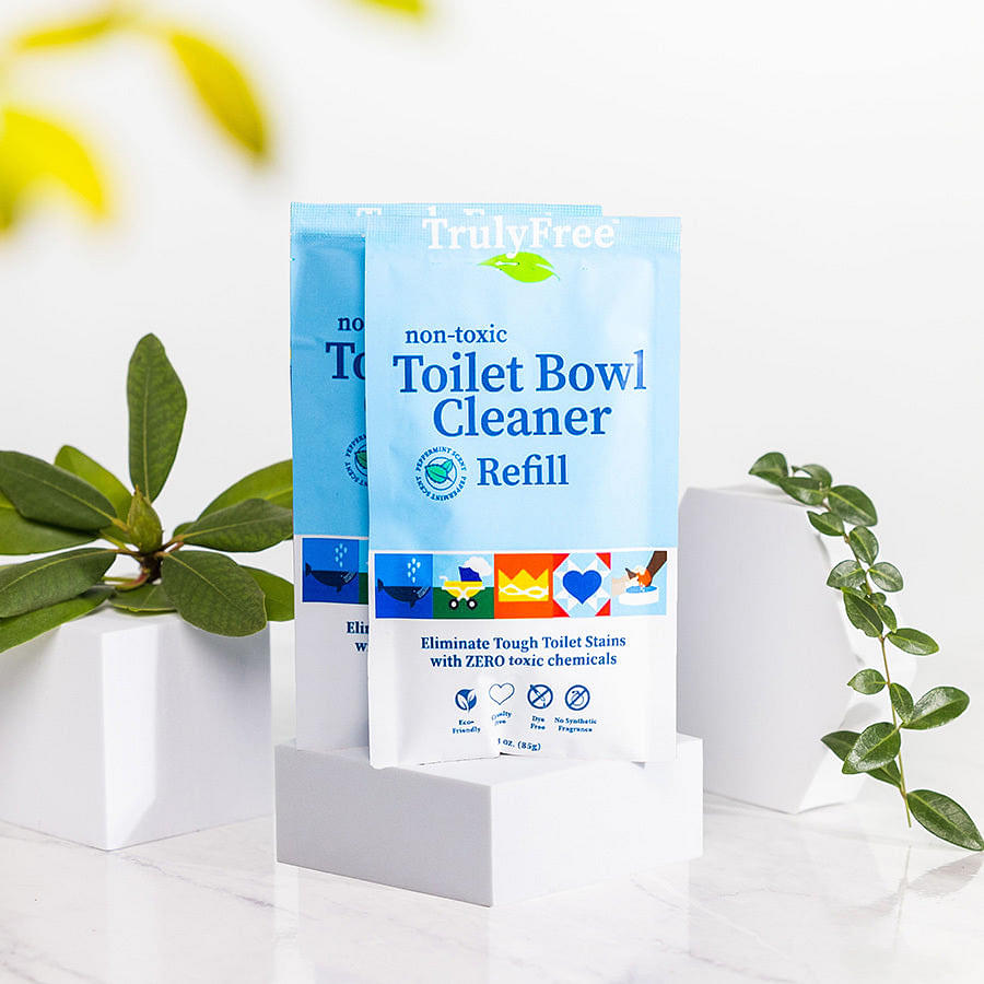 Truly Free Non-Toxic Foaming Toilet Bowl Cleaner REFILLS ONLY