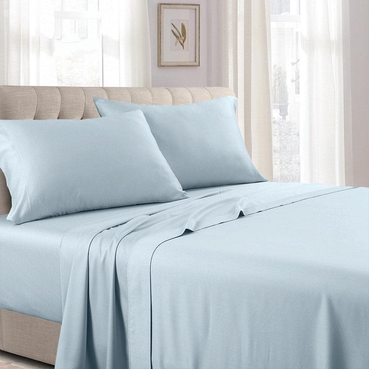 Unattached 100% Cotton Sateen Waterbed Sheets - Made in USA