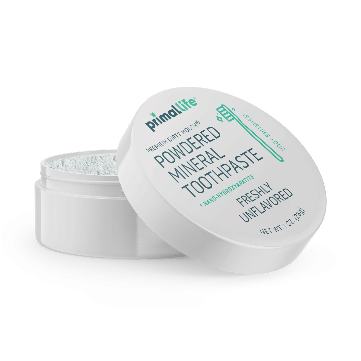 Unflavored Toothpowder /  Powdered Mineral Toothpaste