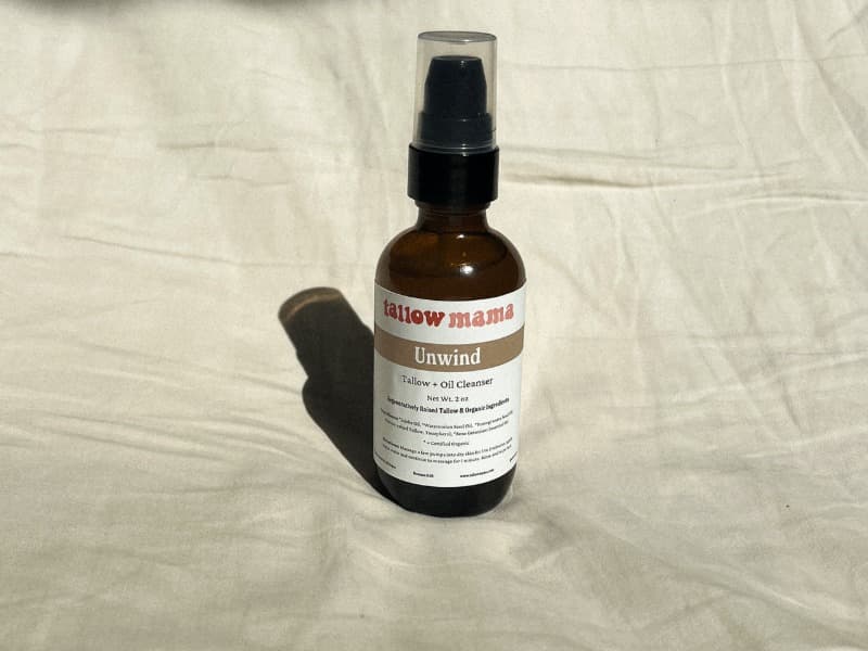 Unwind Tallow Facial Cleansing Oil | Gentle Makeup-Removing Oil Cleanser
