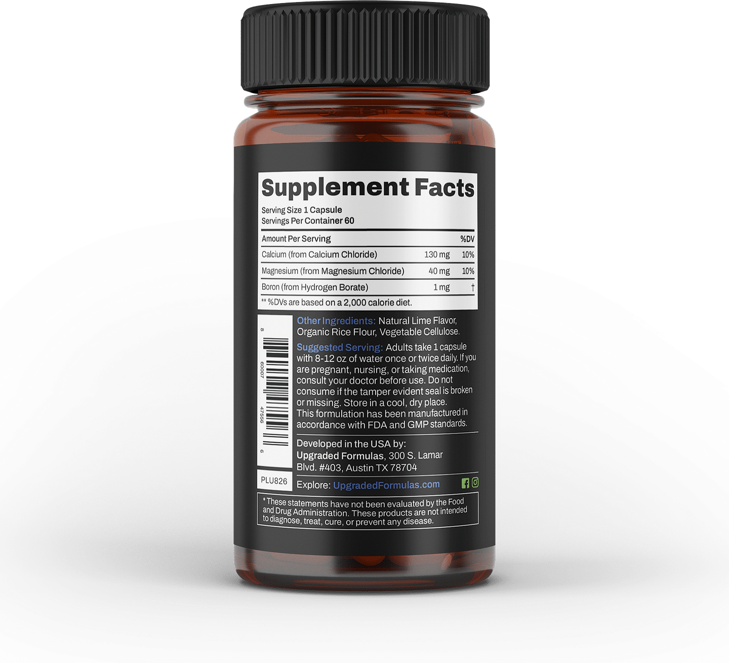 Upgraded Calcium 60 ct Capsules