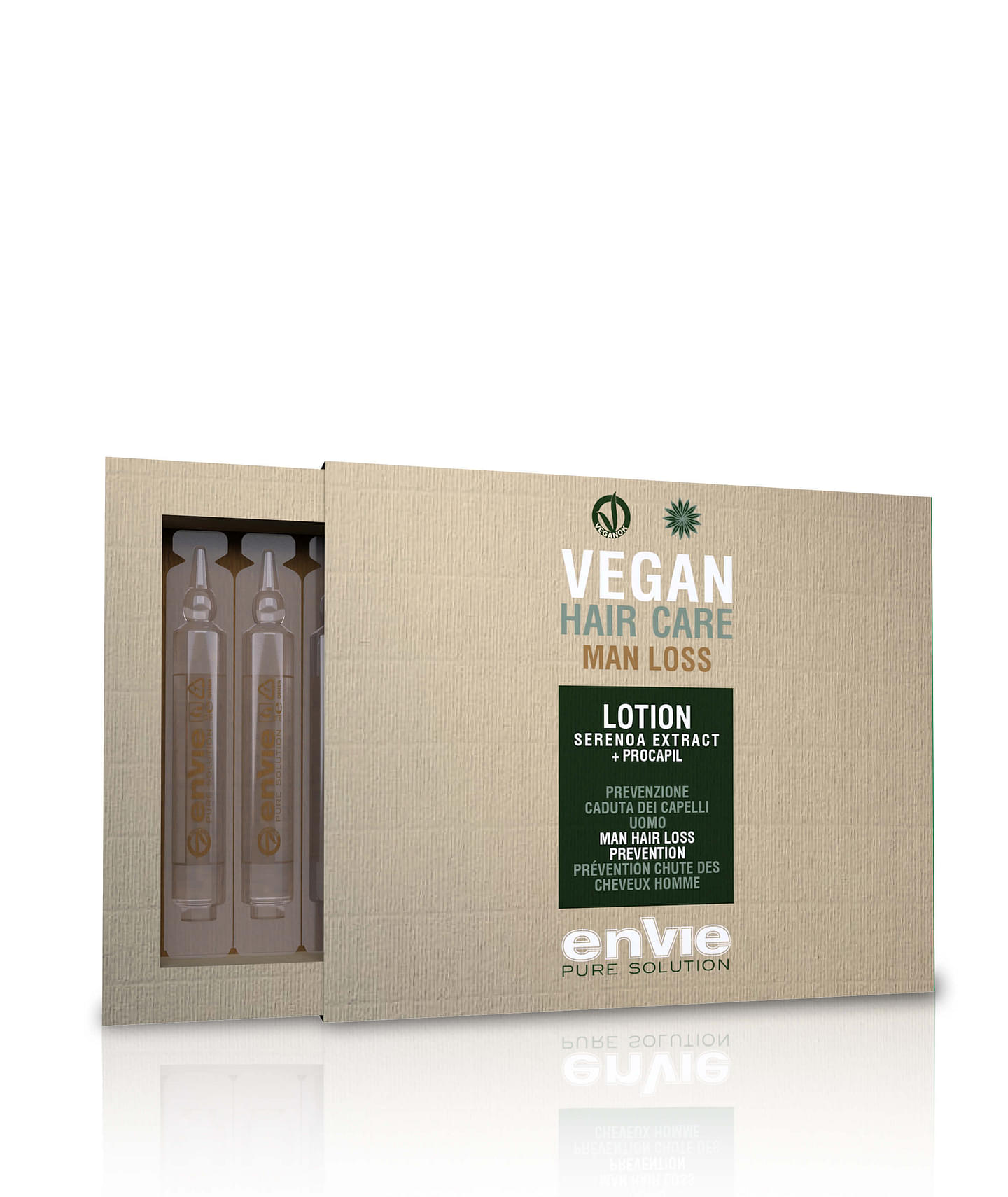 Vegan Hair Care Man Loss Lotion Serenoa Extract