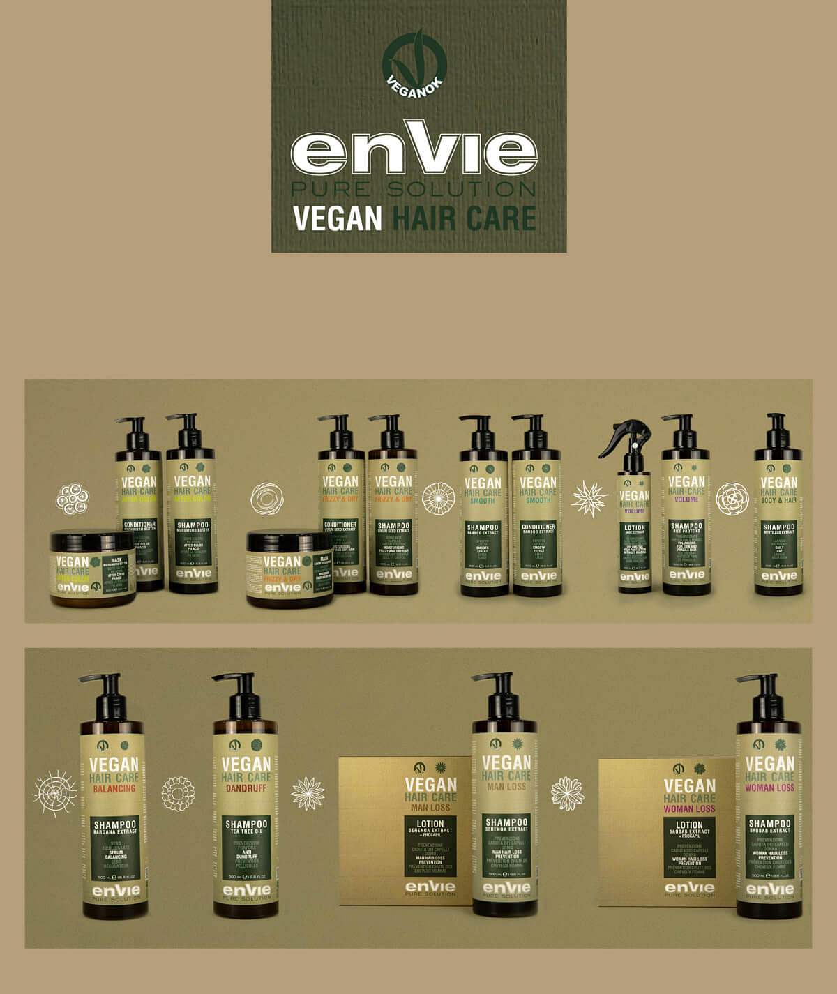 Vegan Hair Care Man Loss Lotion Serenoa Extract