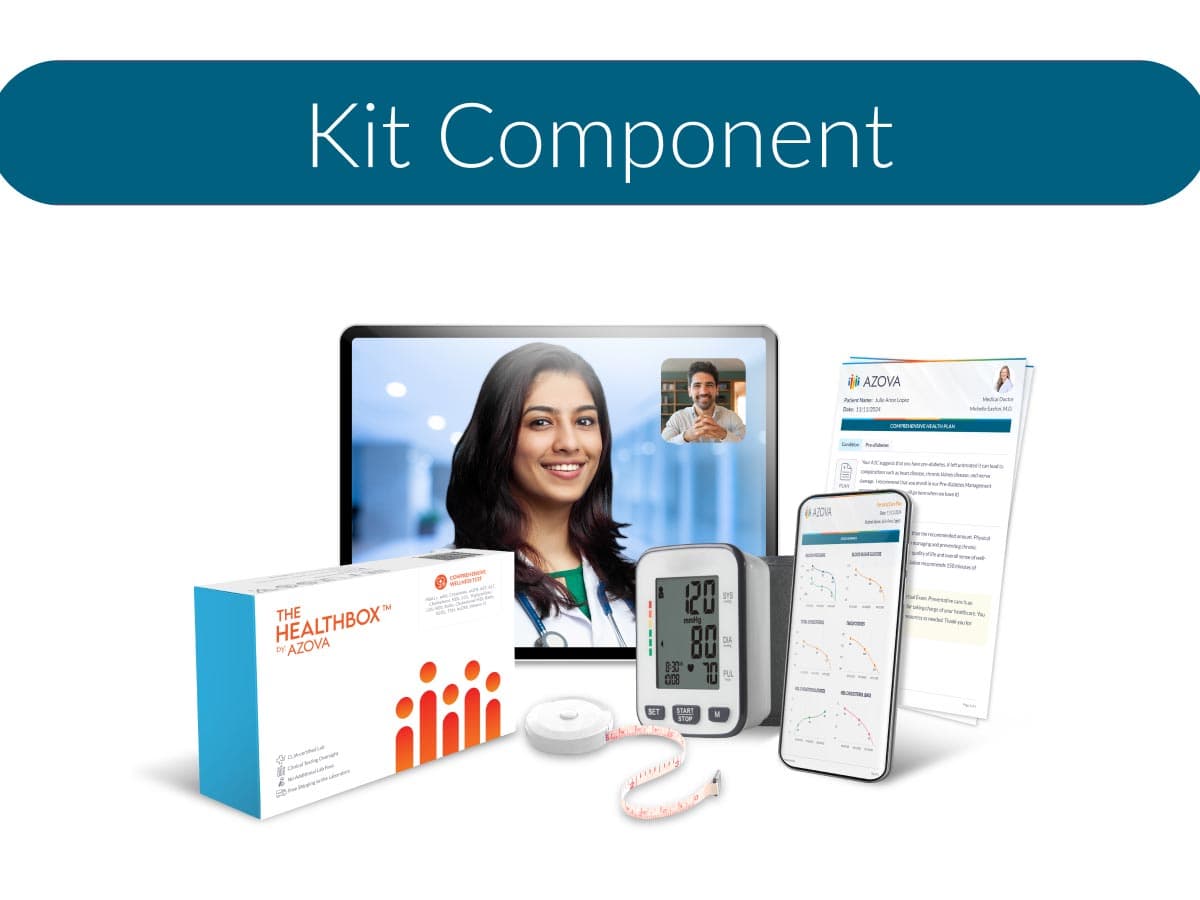 Virtual Preventive Exam - At-Home Health Test Kit with 16 Biomarkers, Finger-Prick Blood Collection & Virtual Care Consultation for Comprehensive Wellness Screening and Early Detection