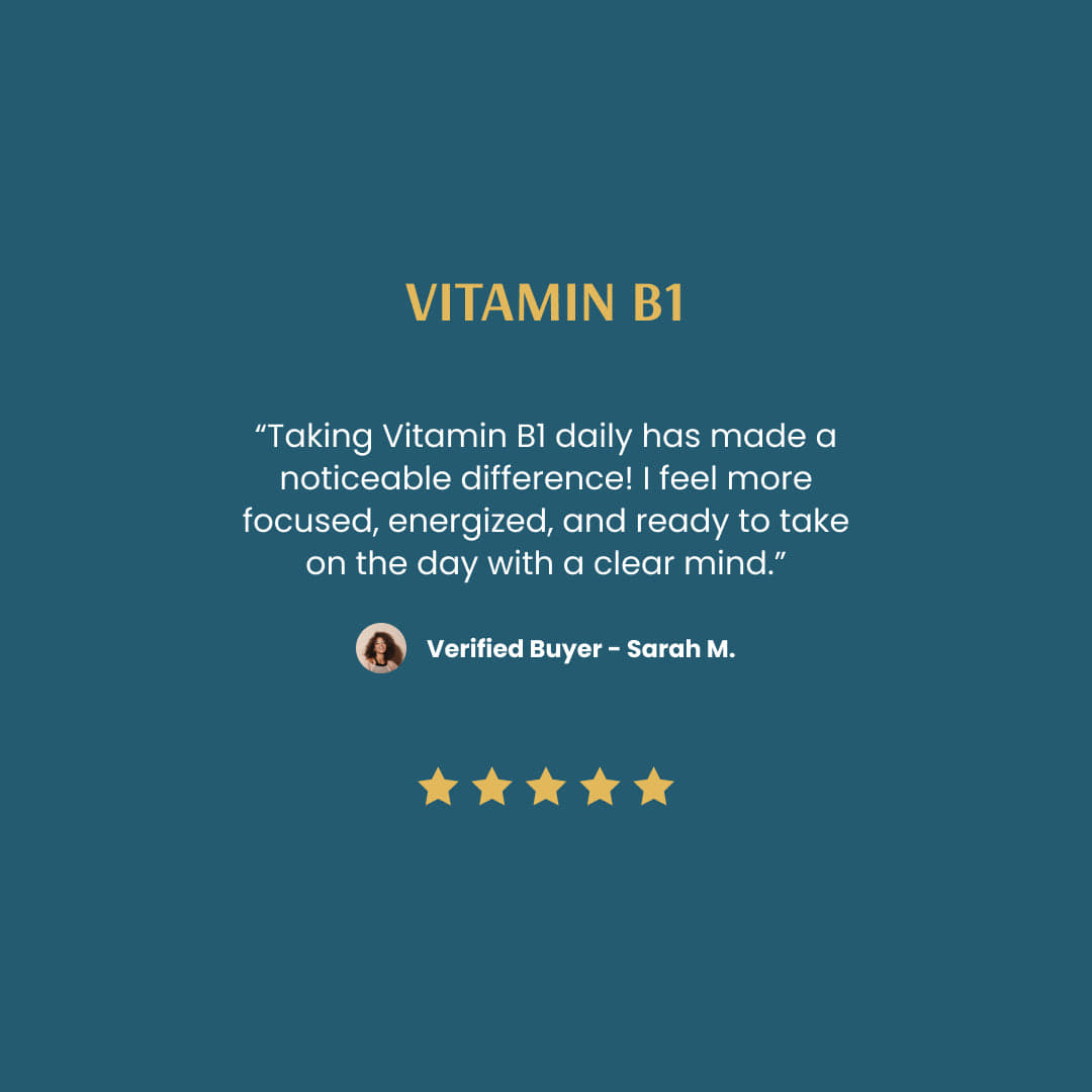 Buy 1, Get 1 Free! Vitamin B1