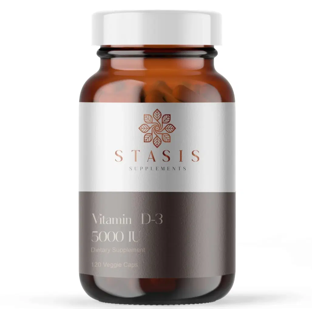 Vitamin D-3 5000 IU | 120 Count | High‑Potency Sunshine Vitamin for Immune, Bone & Muscle Support