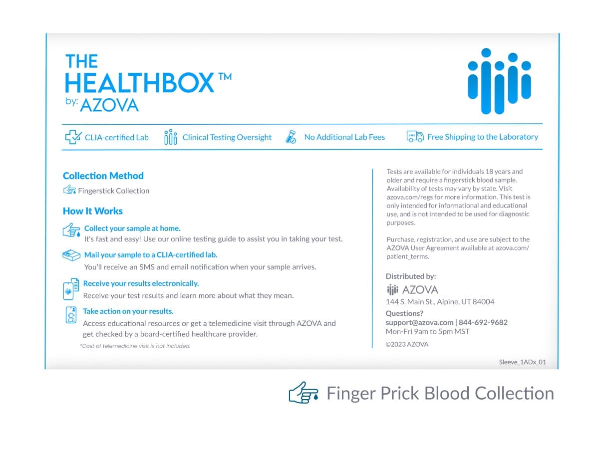 Vitamin D, B12, and Folate Test - At-Home Blood Test Kit with 25-Hydroxy Vitamin D, Vitamin B12 & Folate Biomarkers for Nutrient Deficiency Detection and Energy, Immunity & Wellness Monitoring