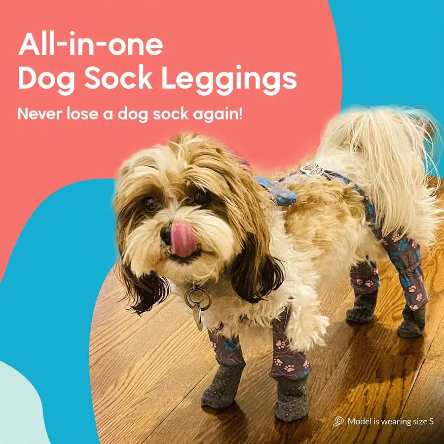 Walkee Paw - Indoor Grippy Sock Leggings