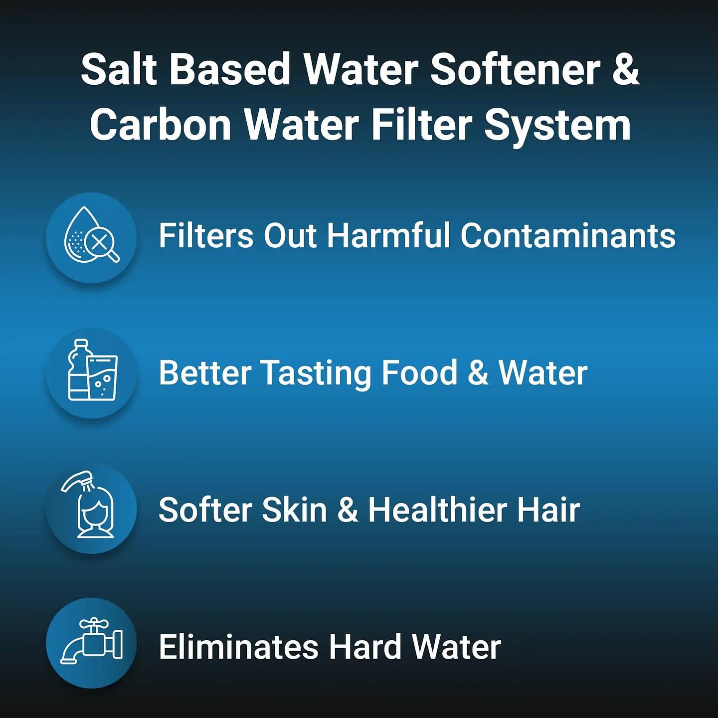 Water Softener and Whole House Carbon Filter System
