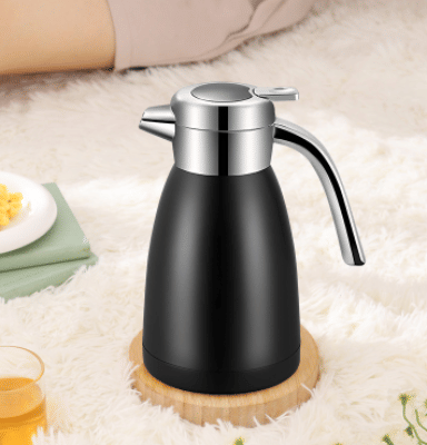 SOGA 1.8L Black Insulated Vacuum Flask 