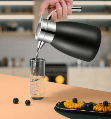 SOGA 1.8L Black Insulated Vacuum Flask 