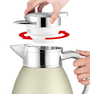 Soga 1.8L Gold Insulated Vacuum Flask 