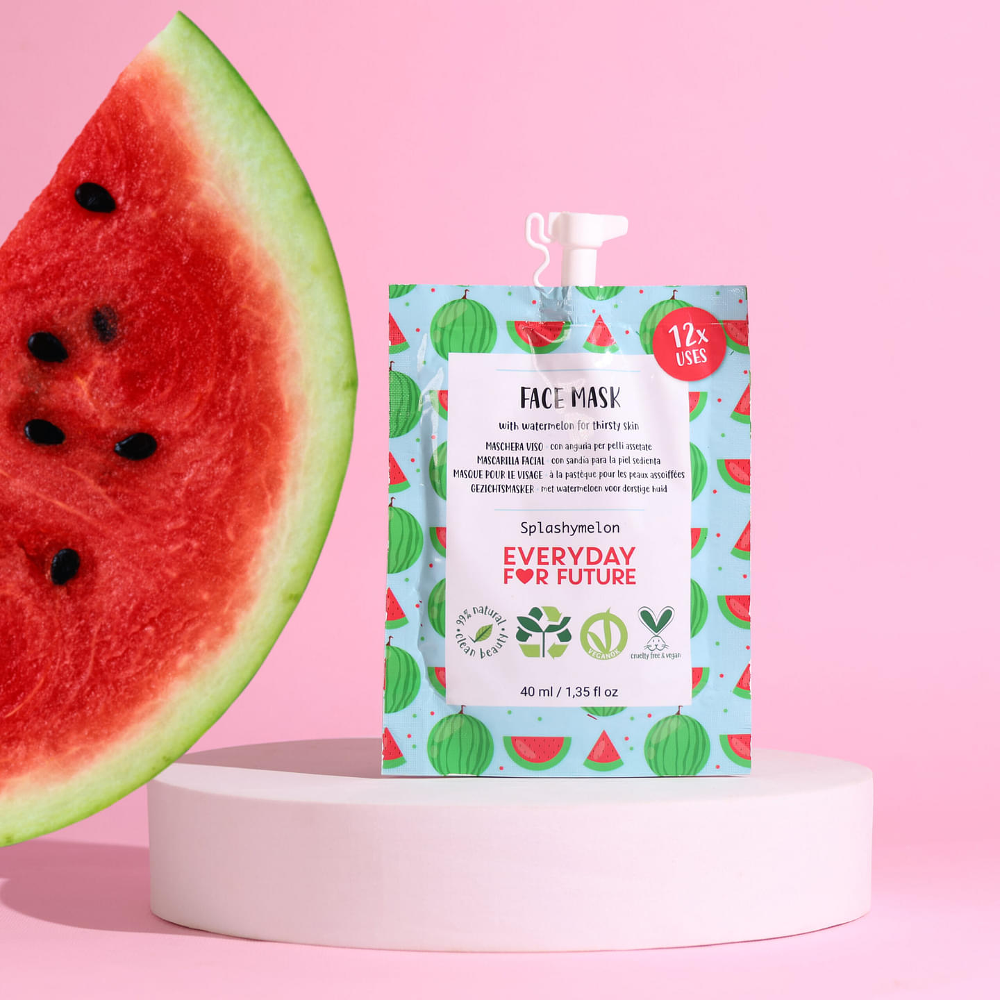 Watermelon Face Mask, Hydrating image