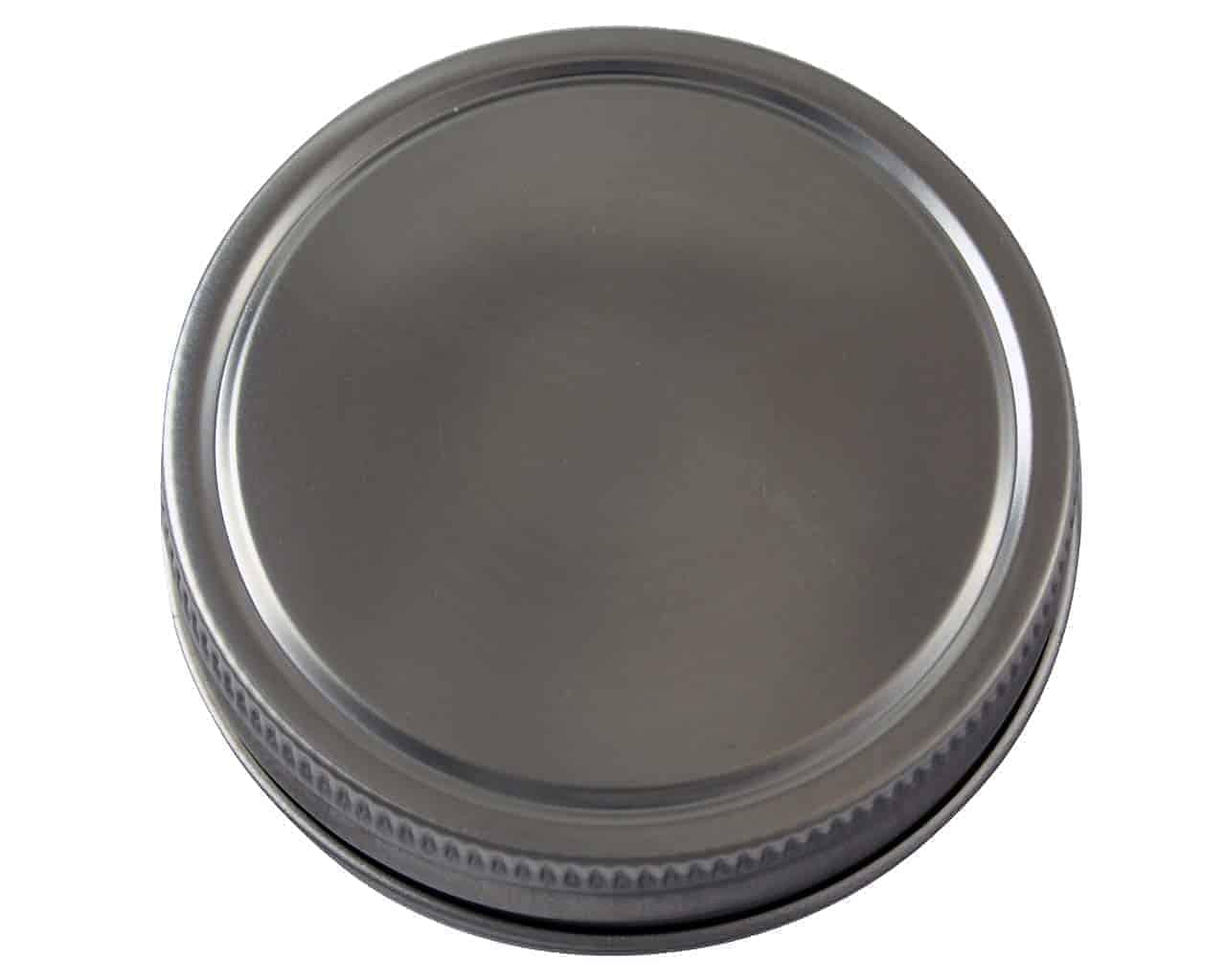 Weak Threading Stainless Steel Storage Lid for Regular Mouth Mason Jars