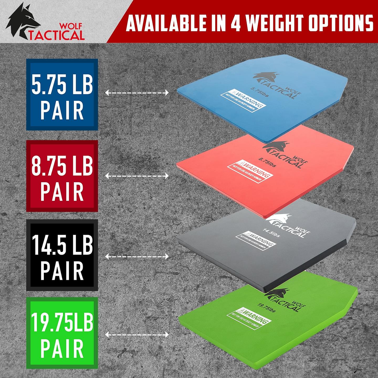 Weight Vest Plates