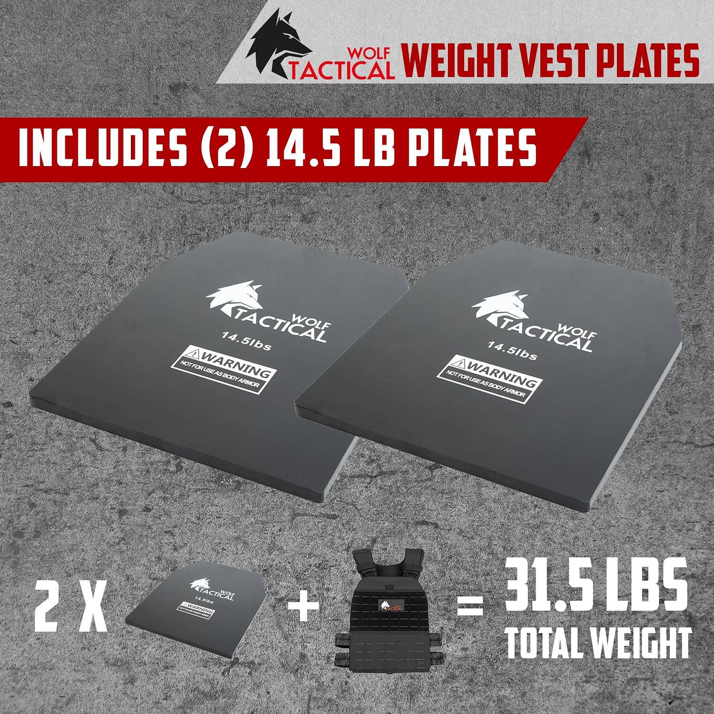 Weight Vest Plates
