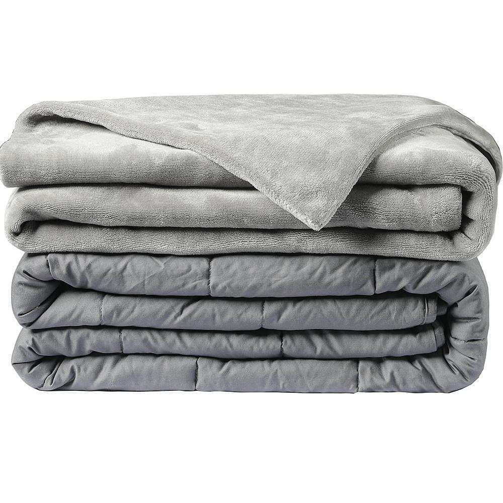 Weighted Blanket with Removable Velvet Cover Included