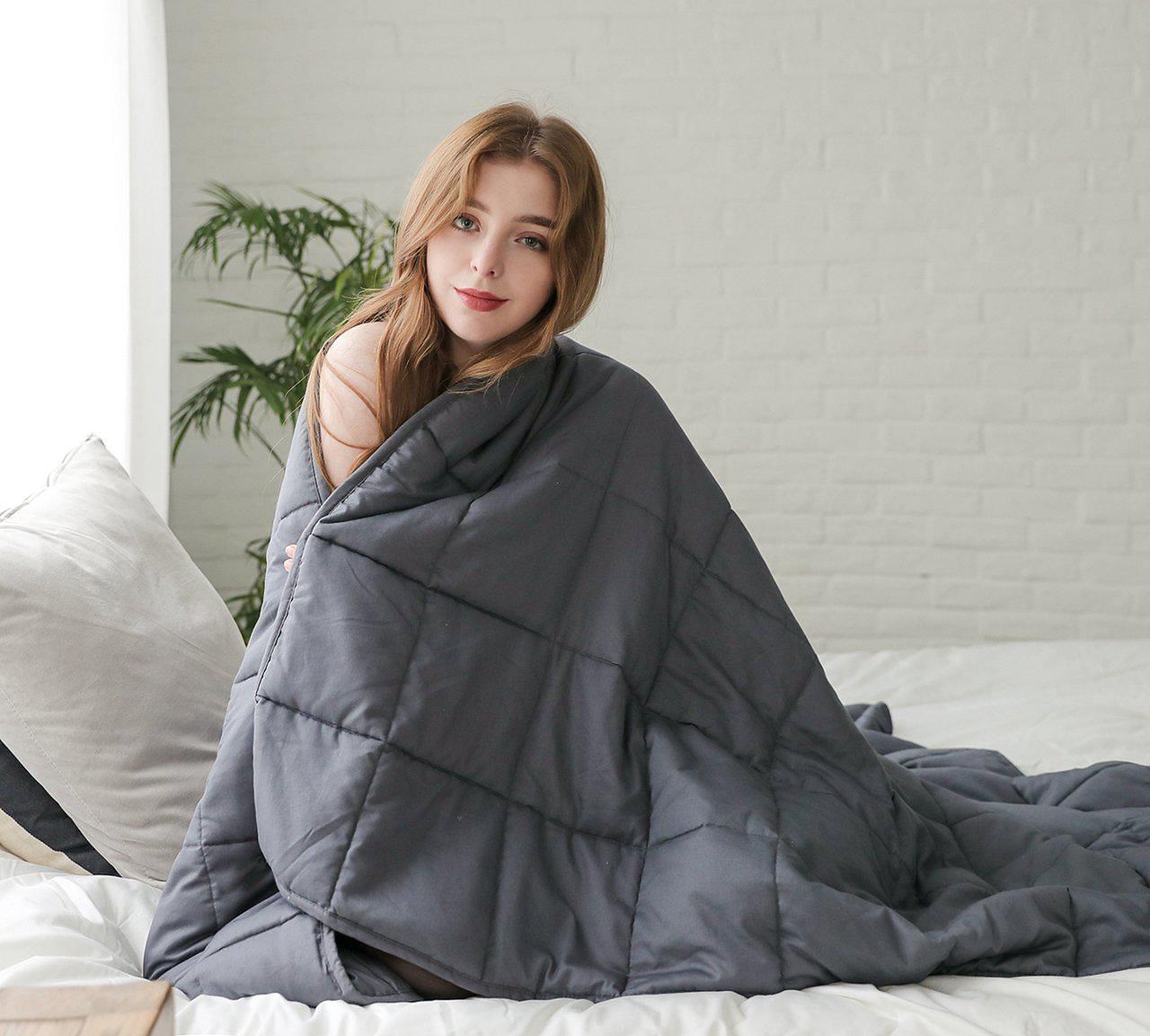 Weighted Blanket with Removable Velvet Cover Included