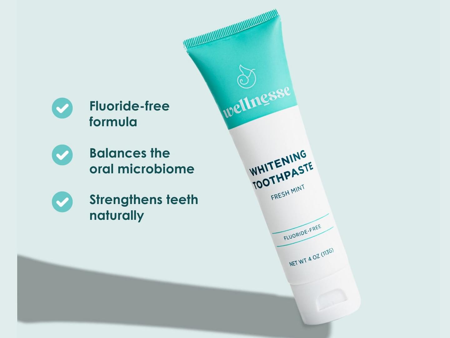 Wellnesse-Whitening-Hydroxyapatite-Toothpaste-with-Xylitol---Remineralizing-and-Sensitivity-Relief---Fluoride-Free-Toothpaste-w/Natural-Ingredients---Remineralization-Natural-Toothpaste-4-Ounce-Pack-of-2-Whitening