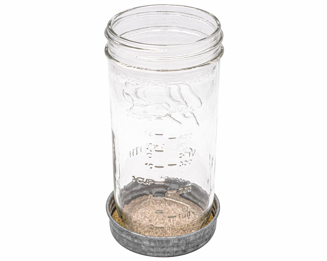Wide Mouth Galvanized Vintage Reproduction Drink Coasters - 4 Pack