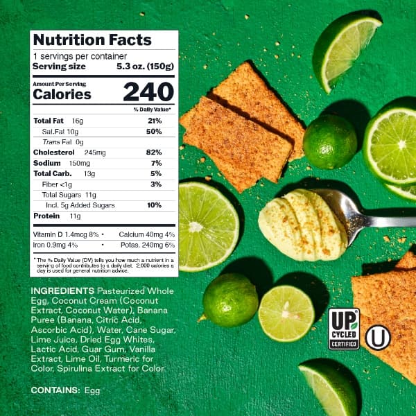 Key Lime Egg-Based Yogurt