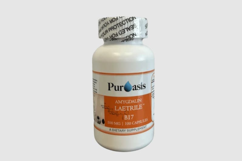 PurOasis Laetrile B17 Capsules 500mg - 1