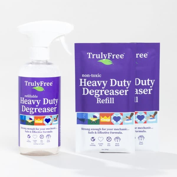 Truly Free Home's heavy duty degreaser
