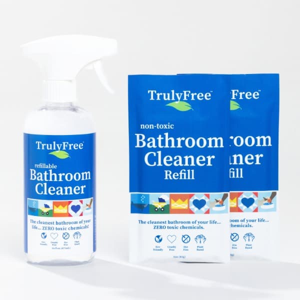 Truly Free Non-Toxic Bathroom Cleaner Spray