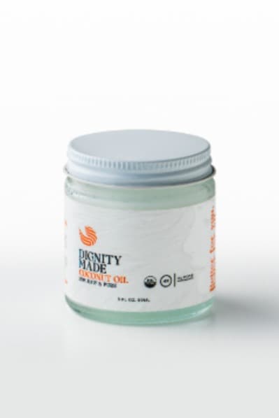 Dignity Made 3oz Raw Coconut Oil Jar