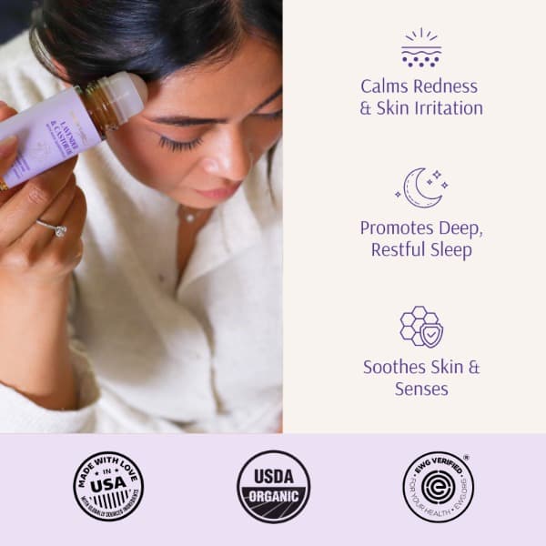 Organic Castor oil and Lavender Roll-on benefits