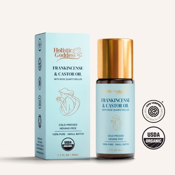 Organic Castor Oil & Frankincense Oil Roll-on
