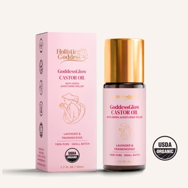 GoddessGlow Organic Castor Oil Roll-on