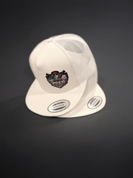 PTF Flatbill white Snapback (1) (1)