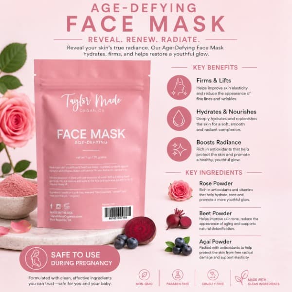 Age Defying Face Mask | Taylor Made Organics