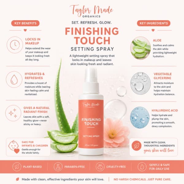Finishing Touch Setting Spray | Taylor Made Organics