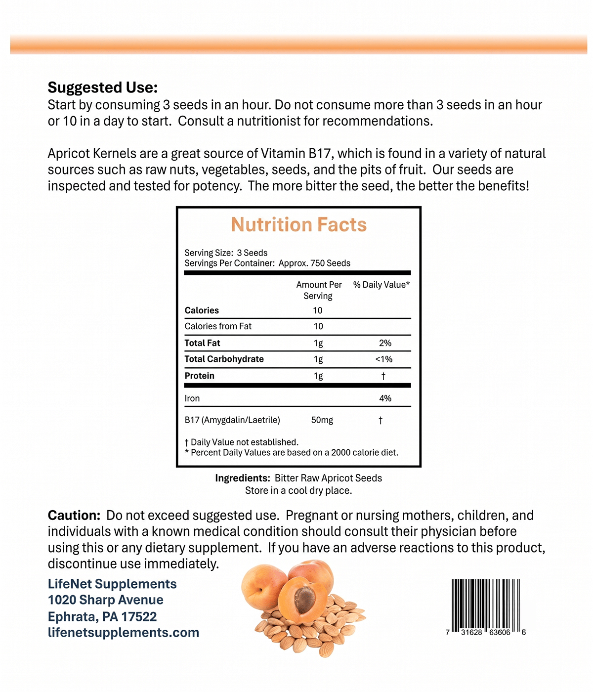 Bitter Raw Apricot Kernels