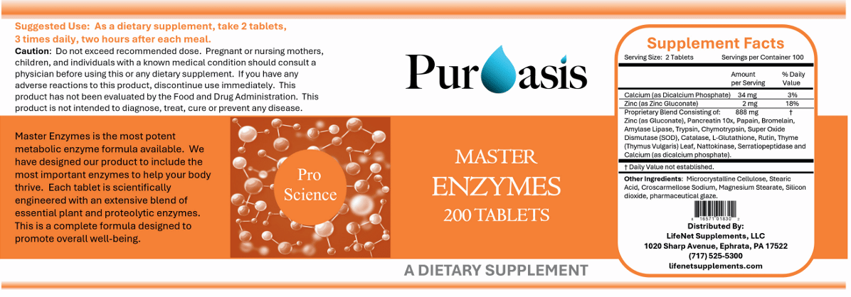 PurOasis_Master Enzymes_facts