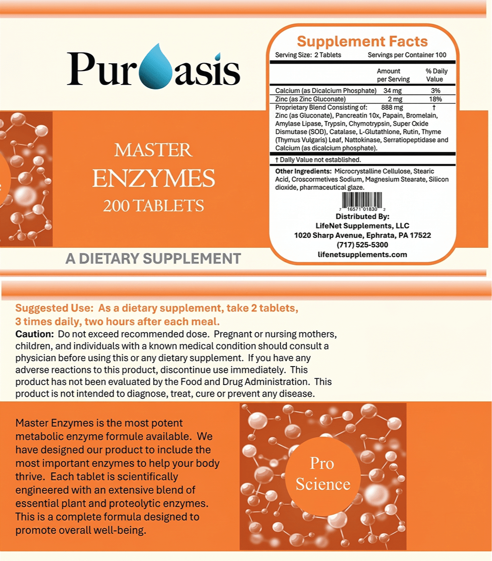 PurOasis_Master Enzymeslabel