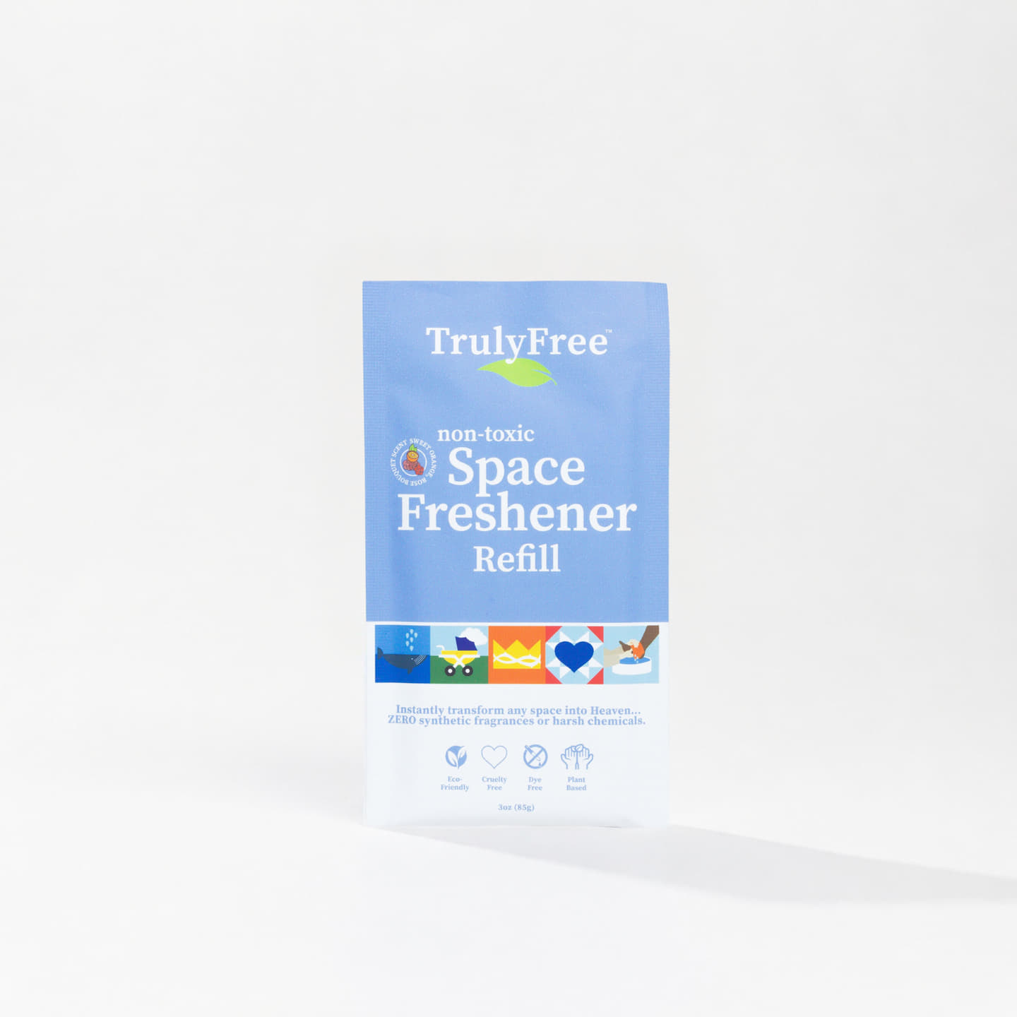 Truly Free Non-Toxic Space Freshener (1 pack- Refill Pouch)