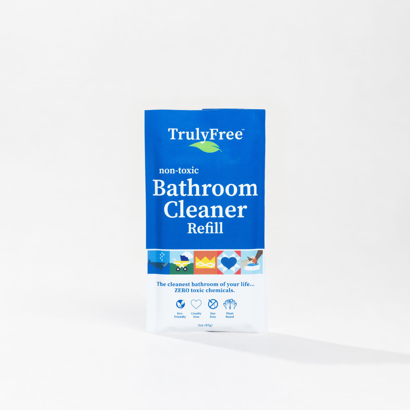Truly Free Non-Toxic Bathroom Cleaner (1 pack- Refill Pouch)