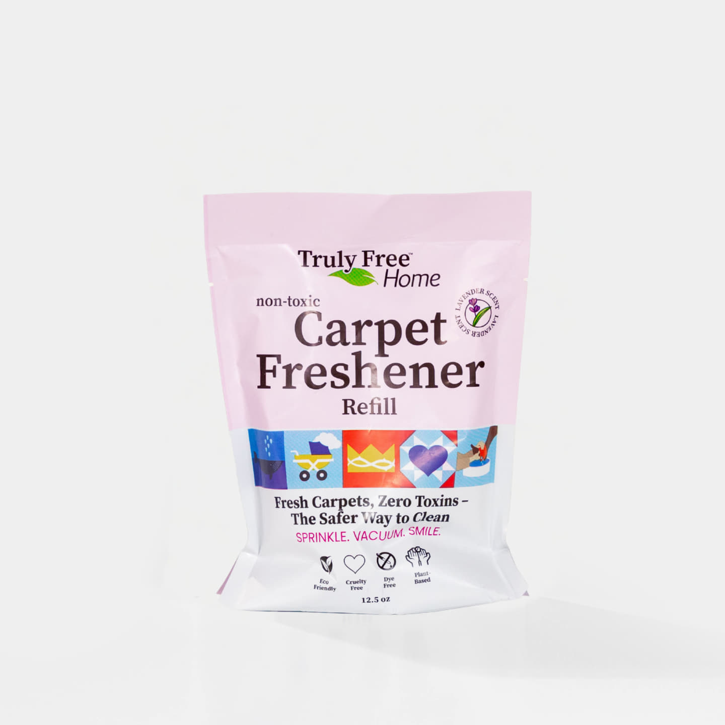 Truly Free - Non-Toxic Carpet Freshener - Lavender  (1 pack- Refill Pouch)