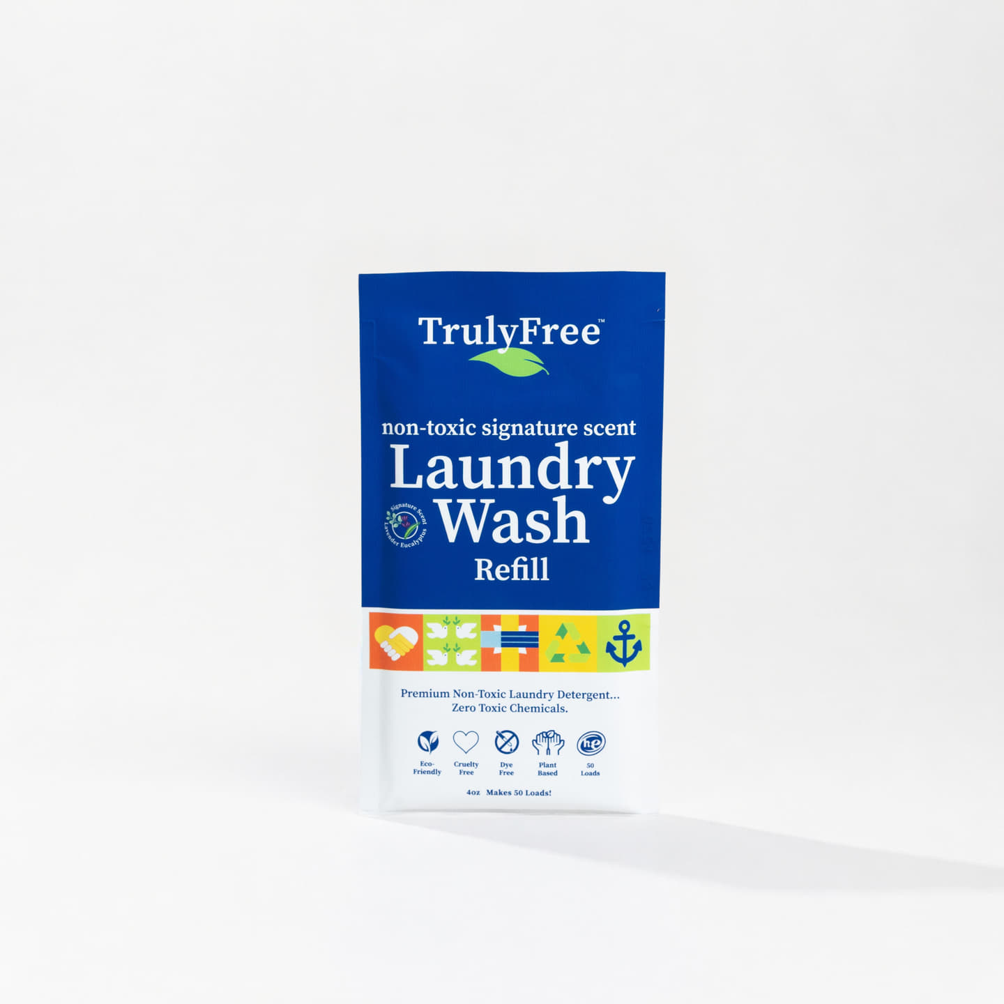 Truly Free - Non-Toxic Laundry Wash - Signature Scent (1 pack- Refill Pouch)