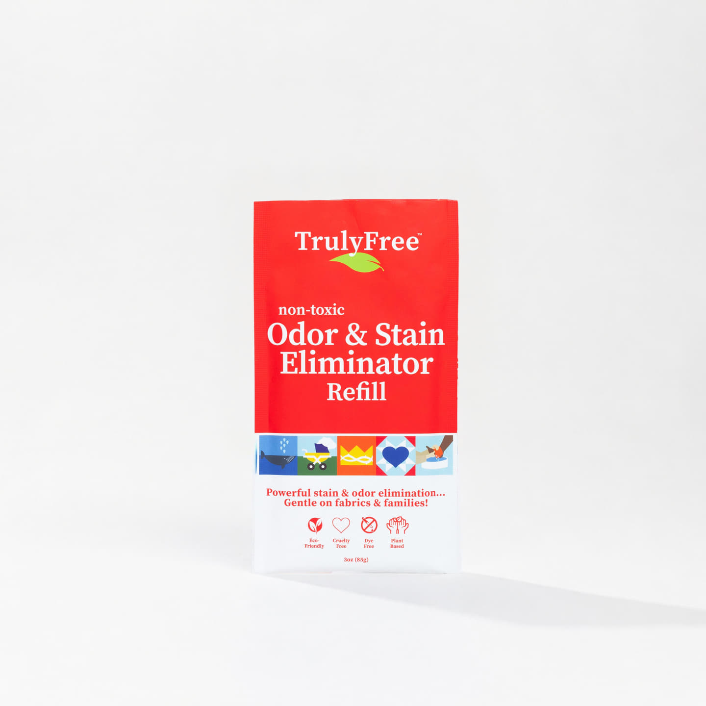 Truly Free Non-Toxic Odor and Stain Eliminator (1 pack- Refill Pouch)