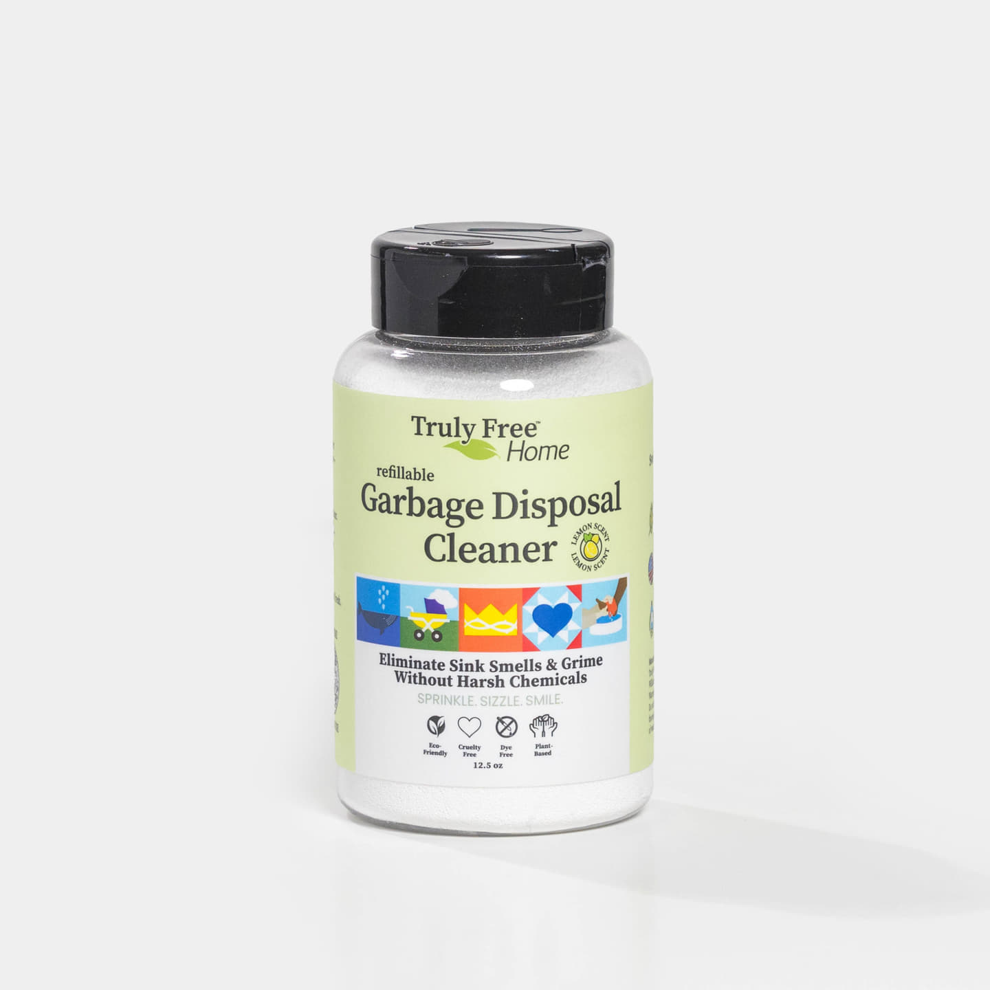 Garbage Disposal Cleaner - Lemon(Empty Bottle 12.5oz)