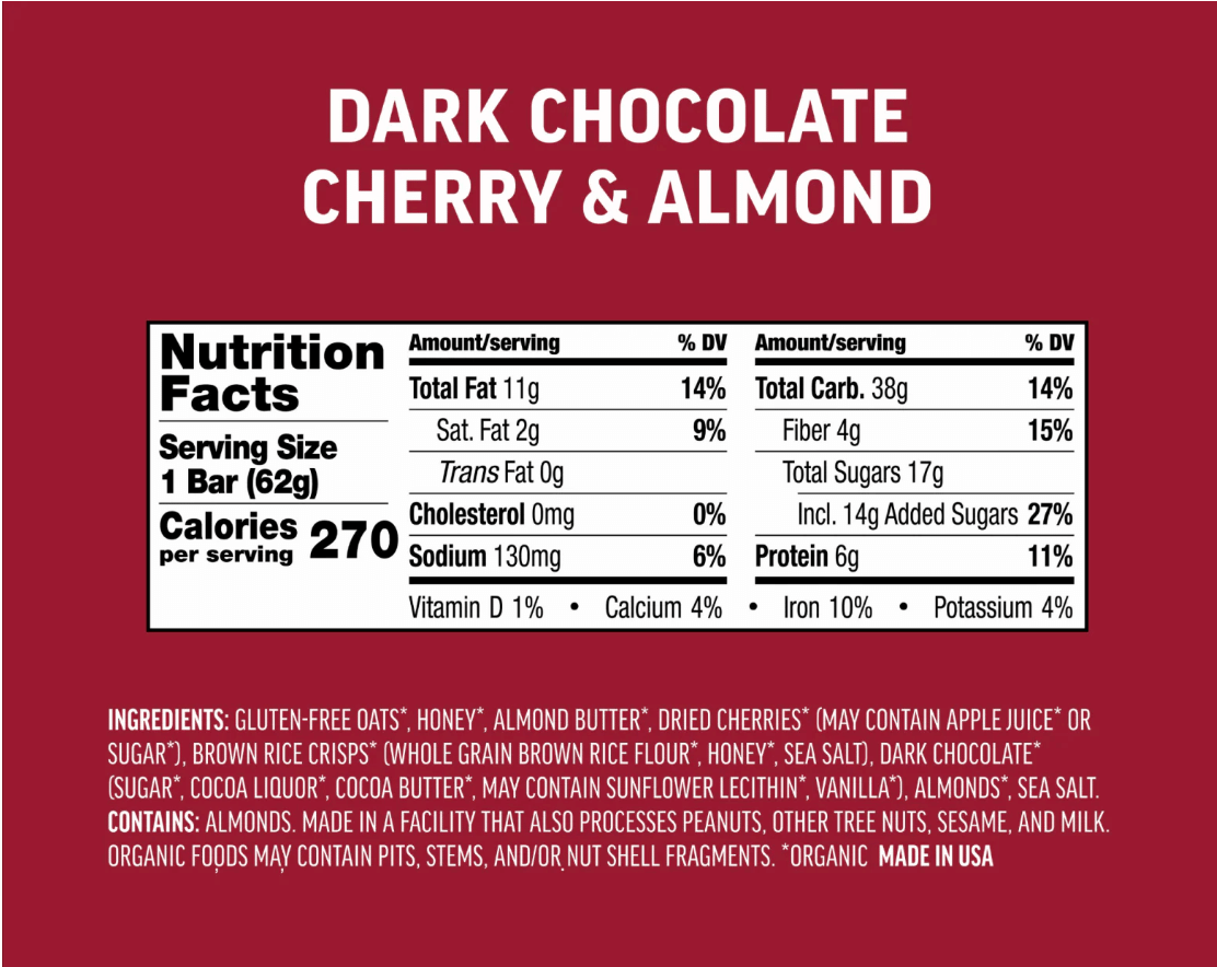 Fruity Favorites Variety Pack | Dark Chocolate Cherry Almond + Lemon Coconut Energy Bars
